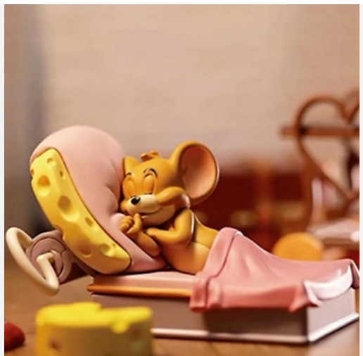 Jerry On Cheese Bed - Tom and Jerry Sweet Dream Series by 52Toys