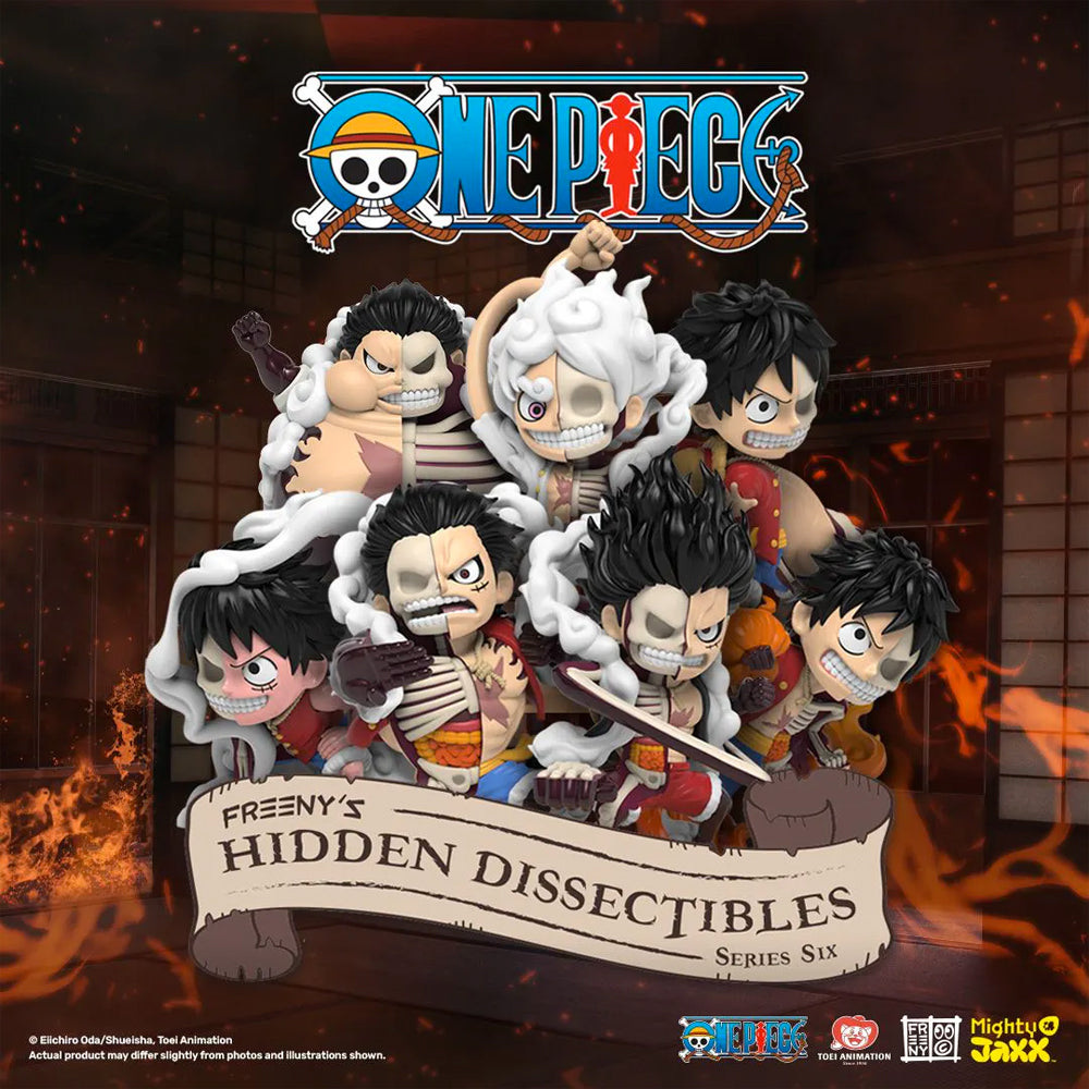 Freeny&#39;s Hidden Dissectibles: One Piece - Luffy&#39;s Gears Edition Blind Box by Mighty Jaxx