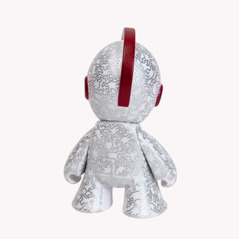 Kidrobot x (RED) Bot Mascot Art Toy 7-Inch Figure - Mindzai  - 4