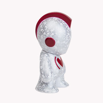 Kidrobot x (RED) Bot Mascot Art Toy 7-Inch Figure - Mindzai  - 5
