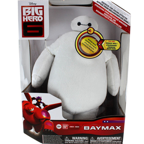 Big Hero 6 Baymax 10" Plush with Sound Effects - Mindzai  - 1