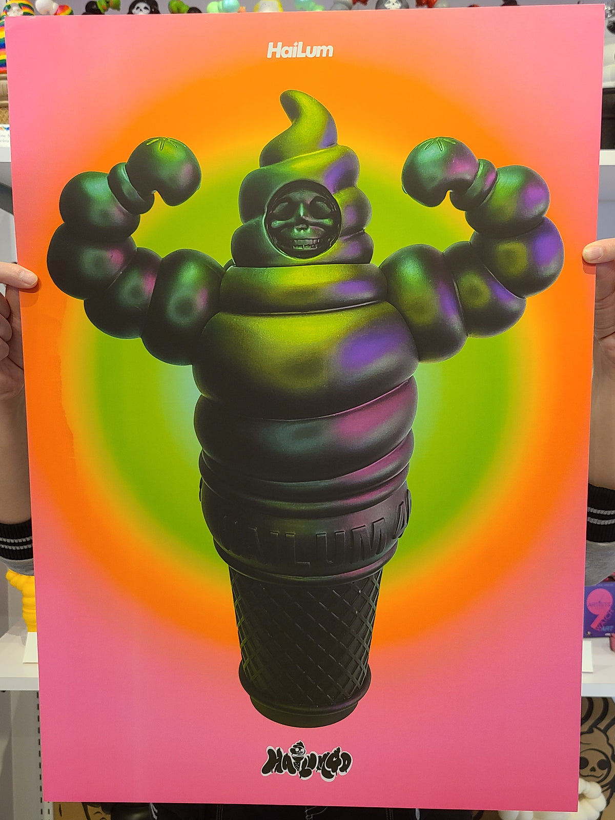 Hailum40 Poster by Jimmy Rice - Mindzai