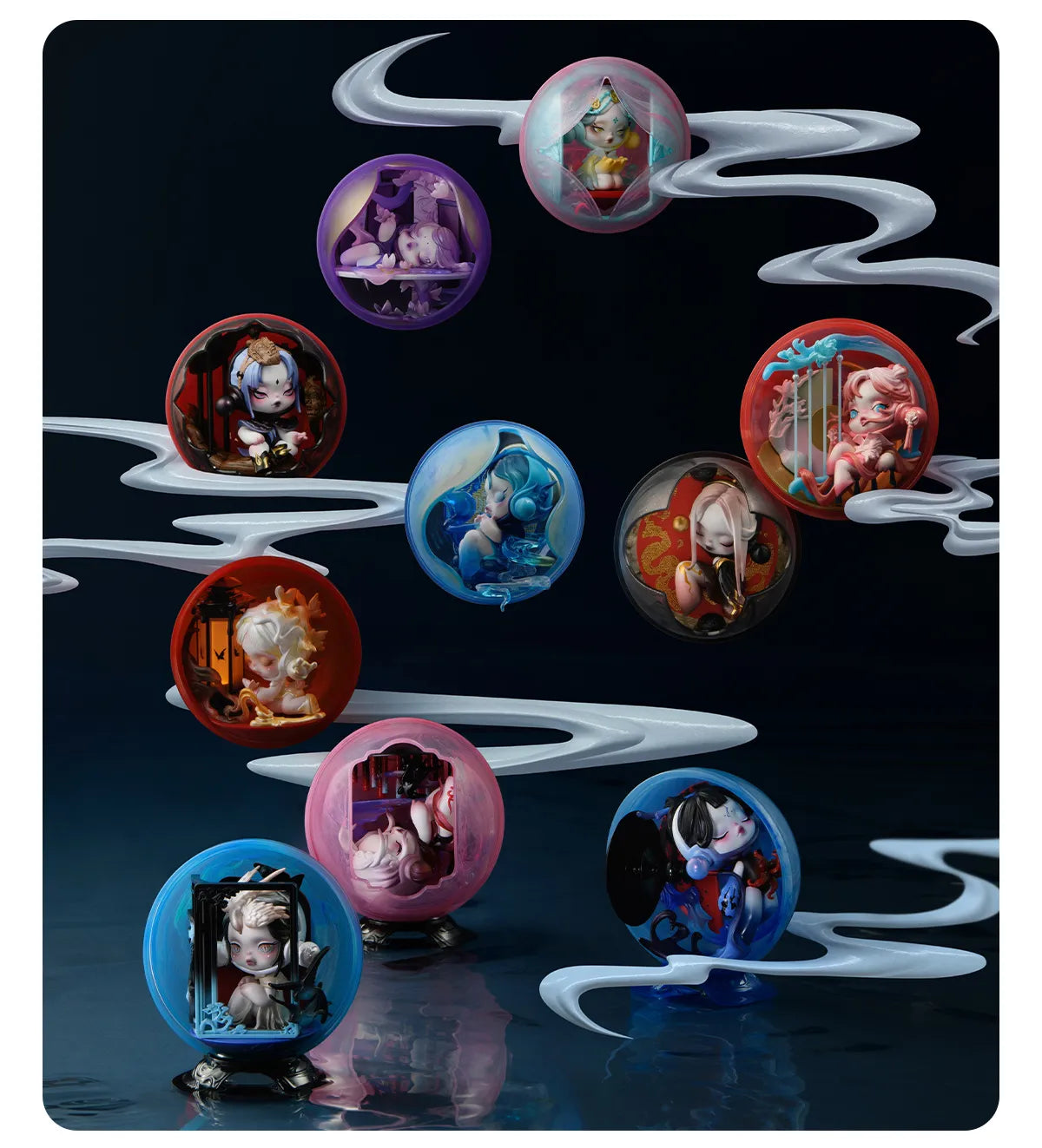 Skullpanda The Mirage Series Figures Blind Box by POP MART Skullpanda The Mirage Series Figures Blind Box by POP MART