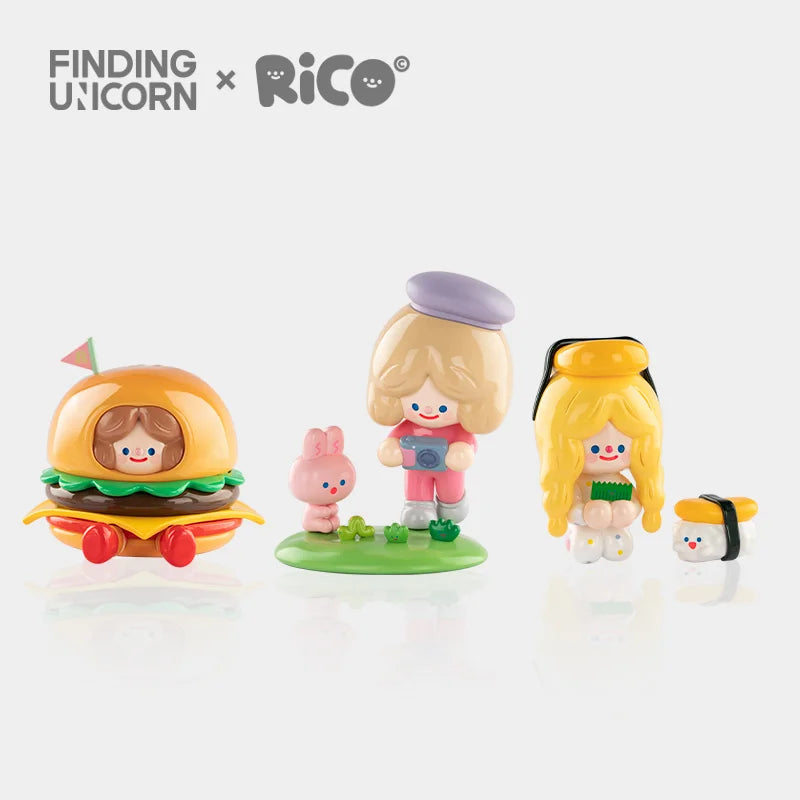 RiCO Happy Picnic Together Blind Box Series by Rico x Finding Unicorn