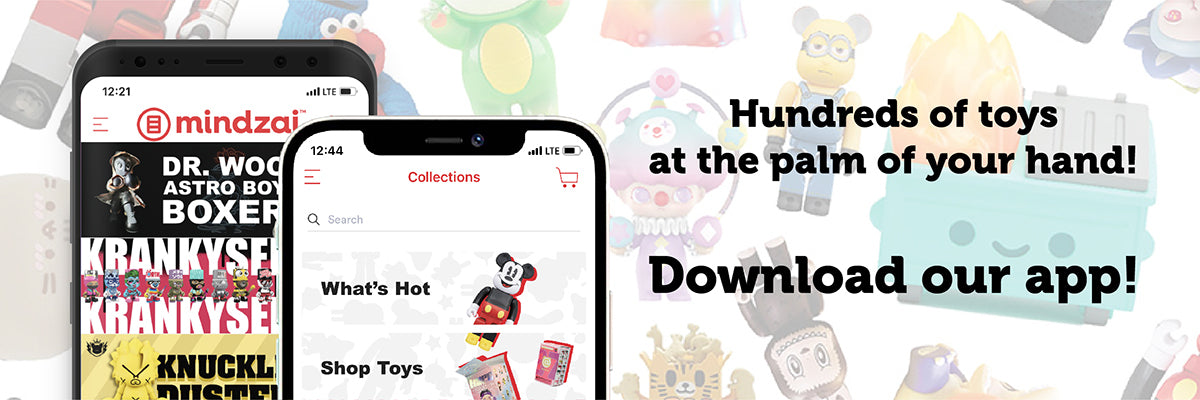 Hundreds of toys at the palm of your hands. Download the Mindzai App