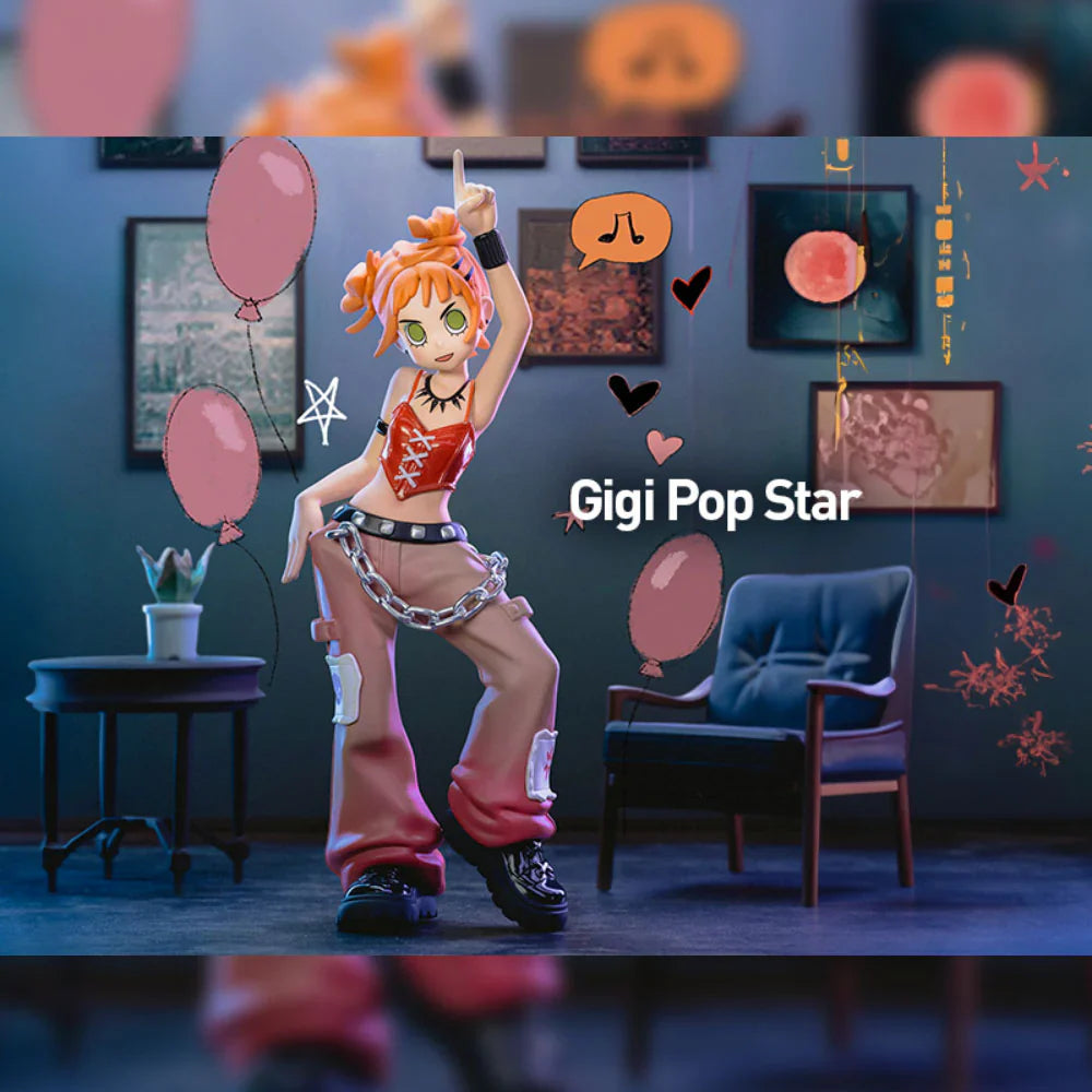 Gigi Pop Star - Peach Riot Rise Up Series by POP MART