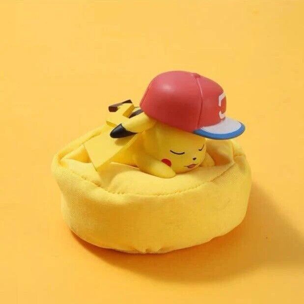 Pikachu Sleeping Bean Bag Figure Pokemon - Main Image