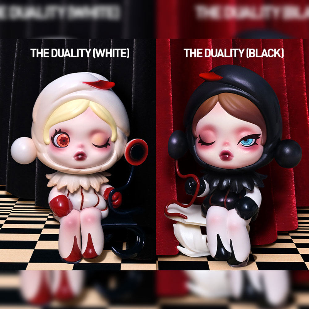 Duality Black &amp; White Set - Skullpanda Image of Reality Series x POP MART