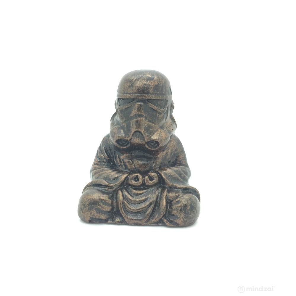 Bronze First Order Storm Trooper Buddha Bronze 4&quot; Figure by Modulicious