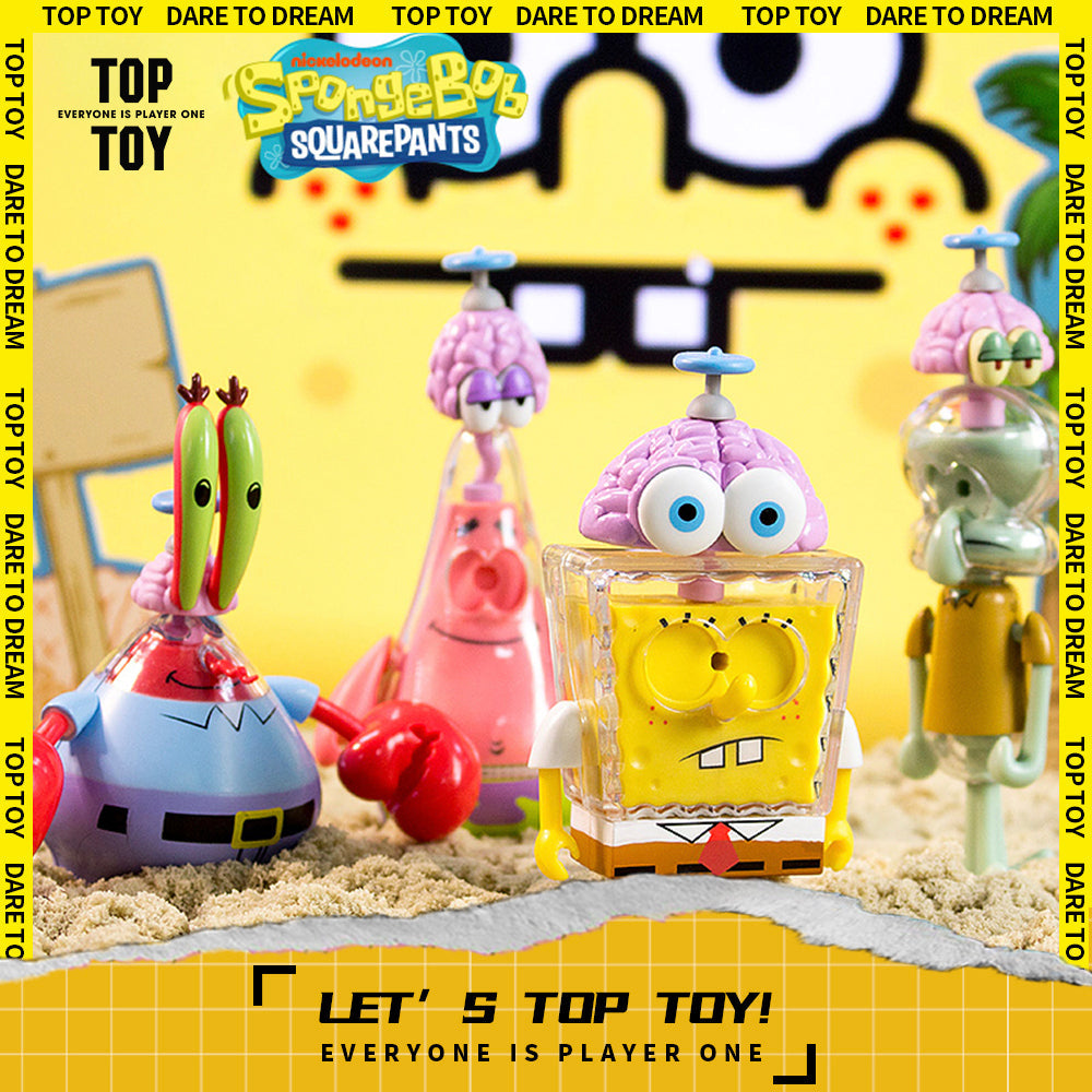 Spongebob Flying Brain Bricks Blind Box Series by TOP TOY