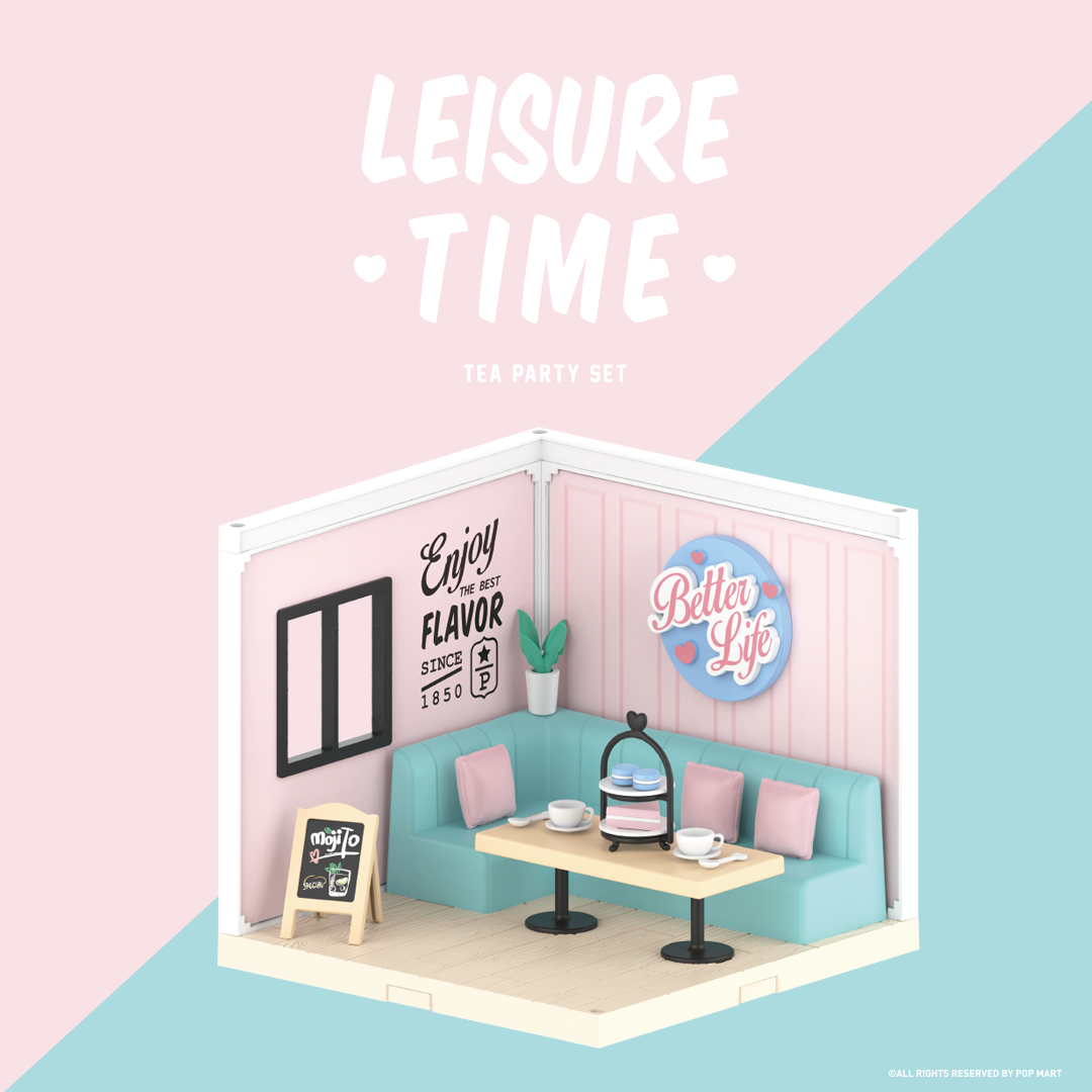 Leisure Time Toy Set by POP MART - Tea Party