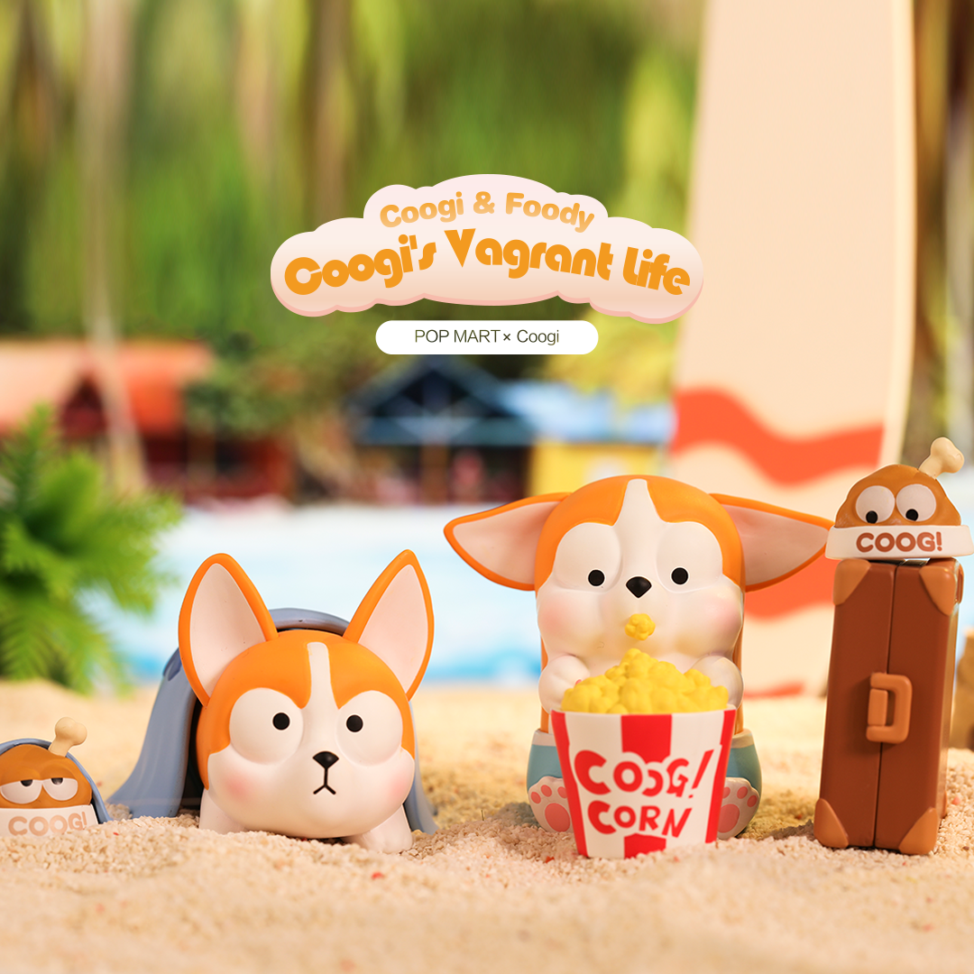 Coogi and Foody - Coogi&#39;s Vagrant Life Blind Box Series by POP MART
