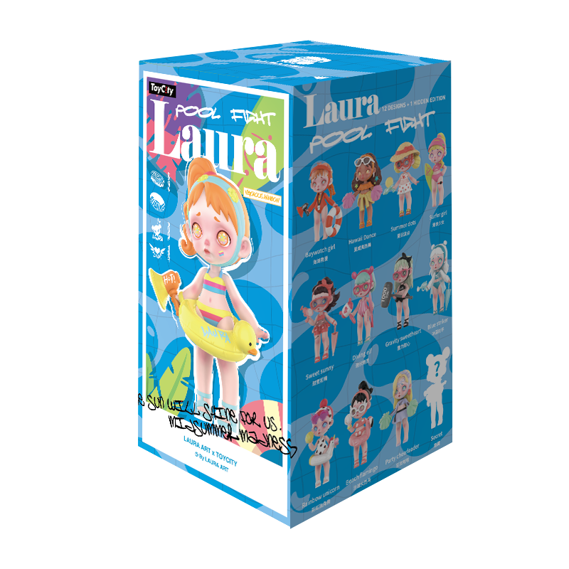 Laura Pool Fight Series Blind Box by Toy City Mindzai