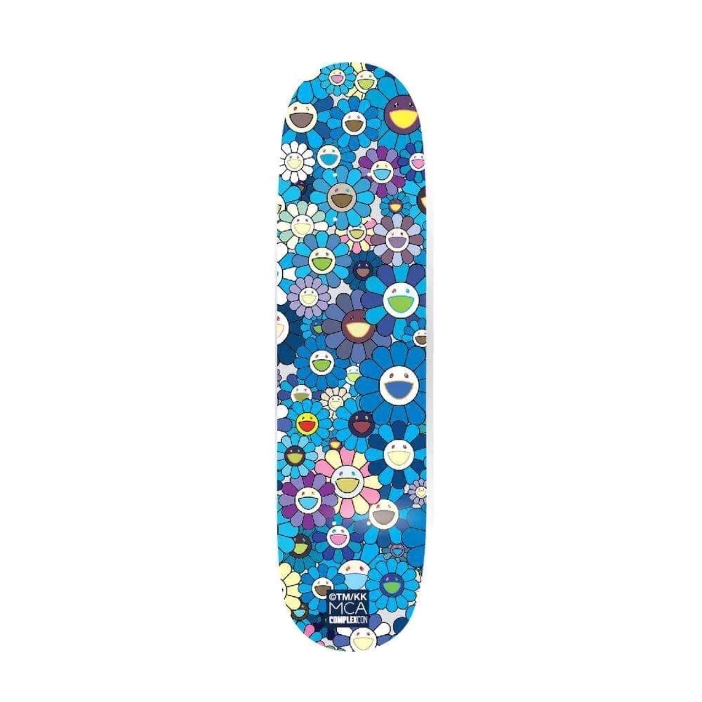 Takashi Murakami Skateboard - Blue Floral Edition