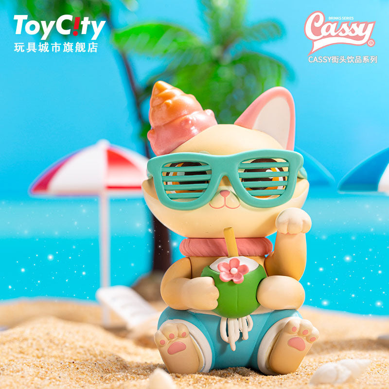 Cassy Cat Drinks Series Blind Box by Toy City