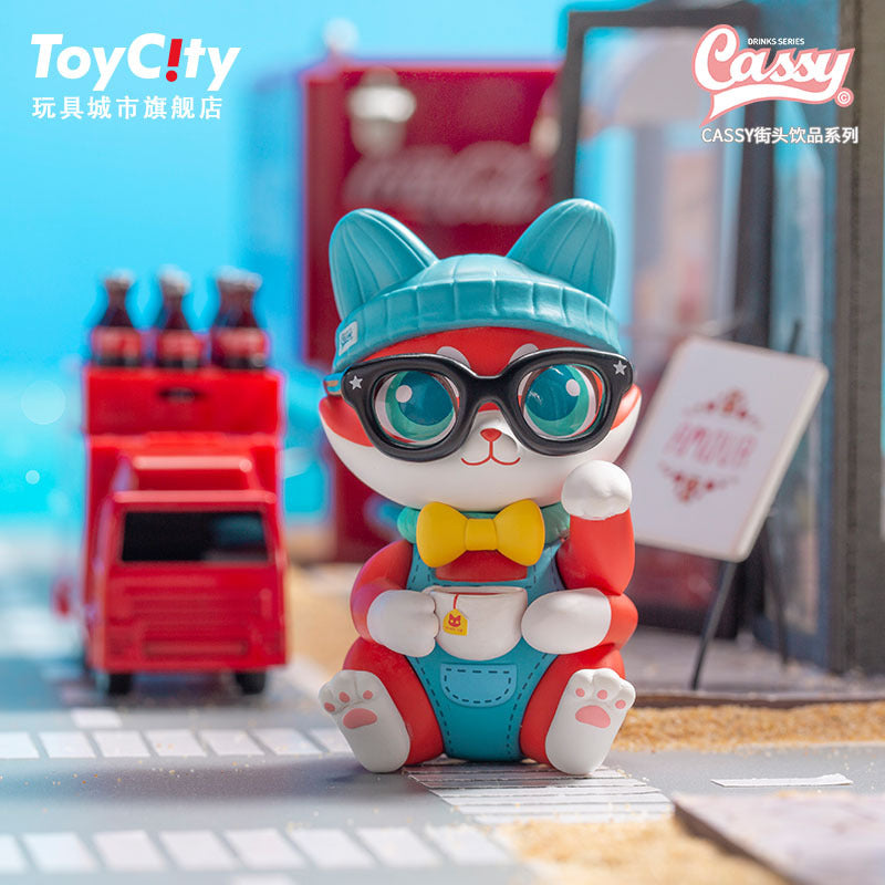 Cassy Cat Drinks Series Blind Box by Toy City