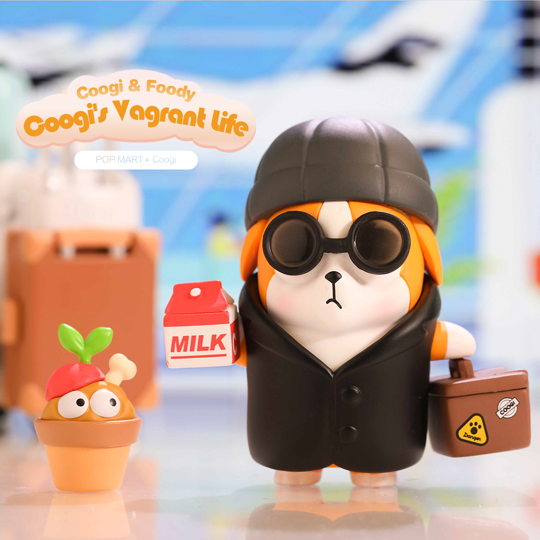 Coogi and Foody - Coogi's Vagrant Life Blind Box Series by POP MART