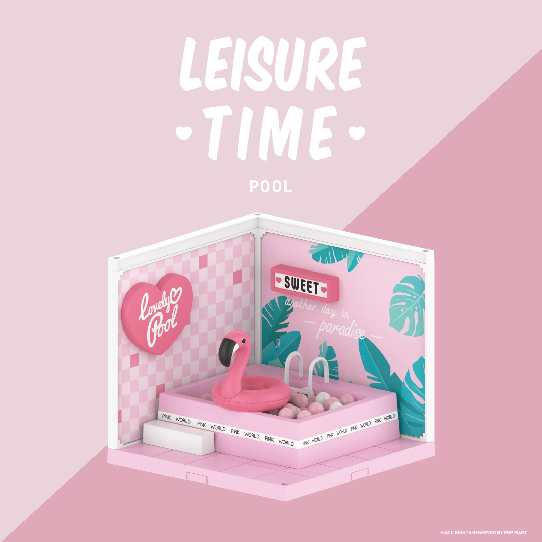 Leisure Time Toy Set by POP MART - Pool