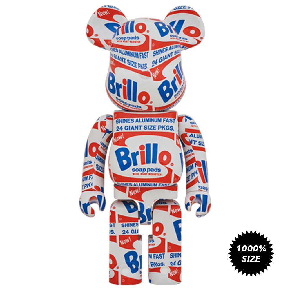 Andy Warhol Brillo 1000% Bearbrick by Medicom Toy
