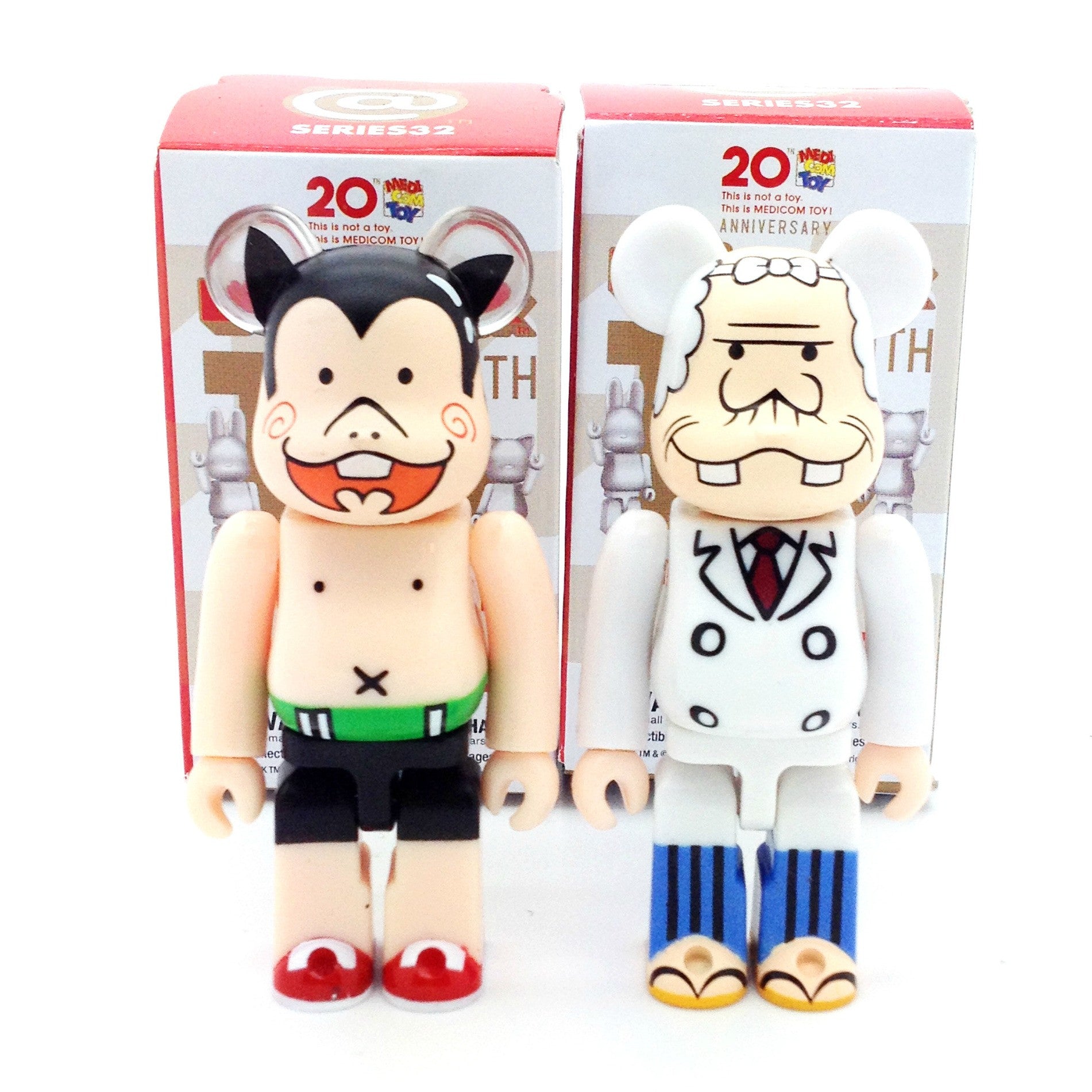 Bearbrick Series 32 - Astro Boy and Doctor Ochanomizu (Artist) (Set of 2)