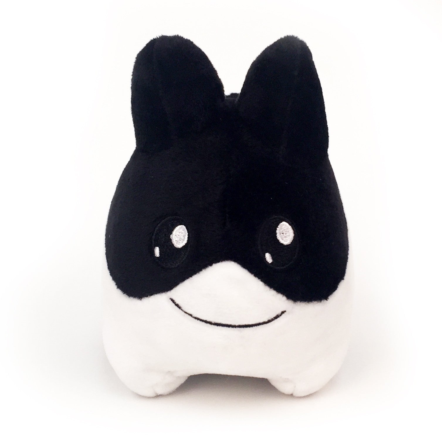 Black and White Litton 4.5” Small Plush Toy by Kidrobot - Mindzai
 - 1