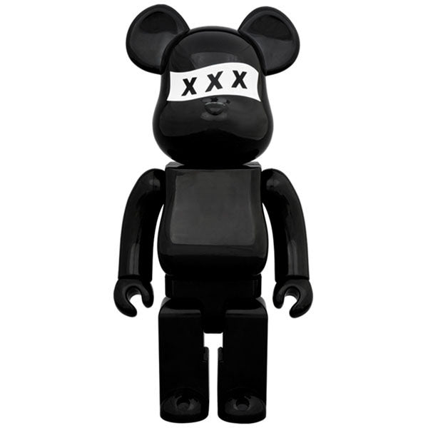 God Selection XXX Black 1000% Bearbrick by Medicom Toy