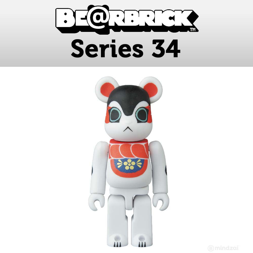 Bearbrick Series 34 by Medicom Toy - Single Blind Box