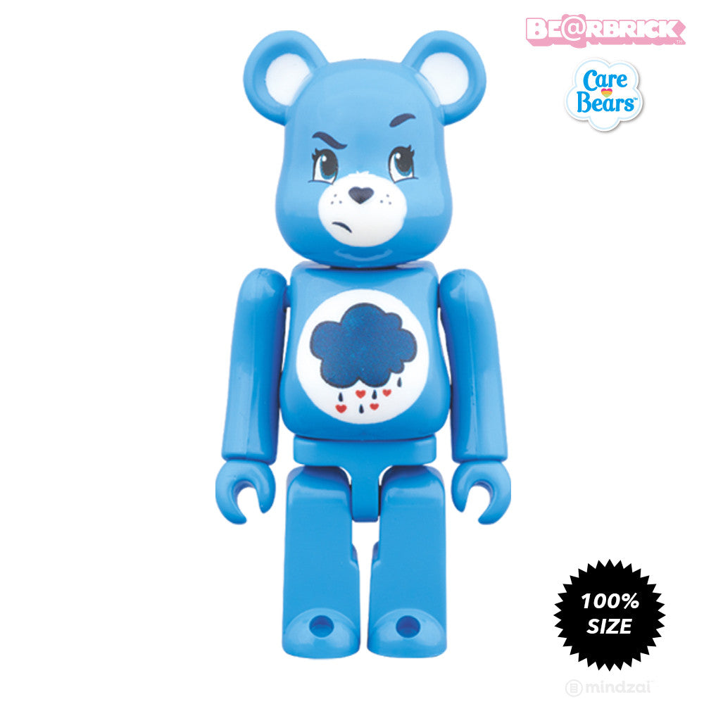 Grumpy Bear Care Bears 100% Bearbrick - Pre-order - Mindzai
