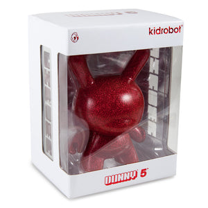 Red Chroma 5-inch Dunny by Kidrobot - Mindzai
 - 6