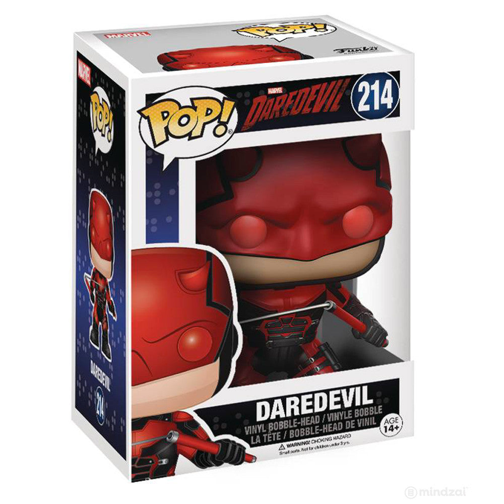 Marvel Daredevil with Helmet Pop Vinyl Figure by Funko