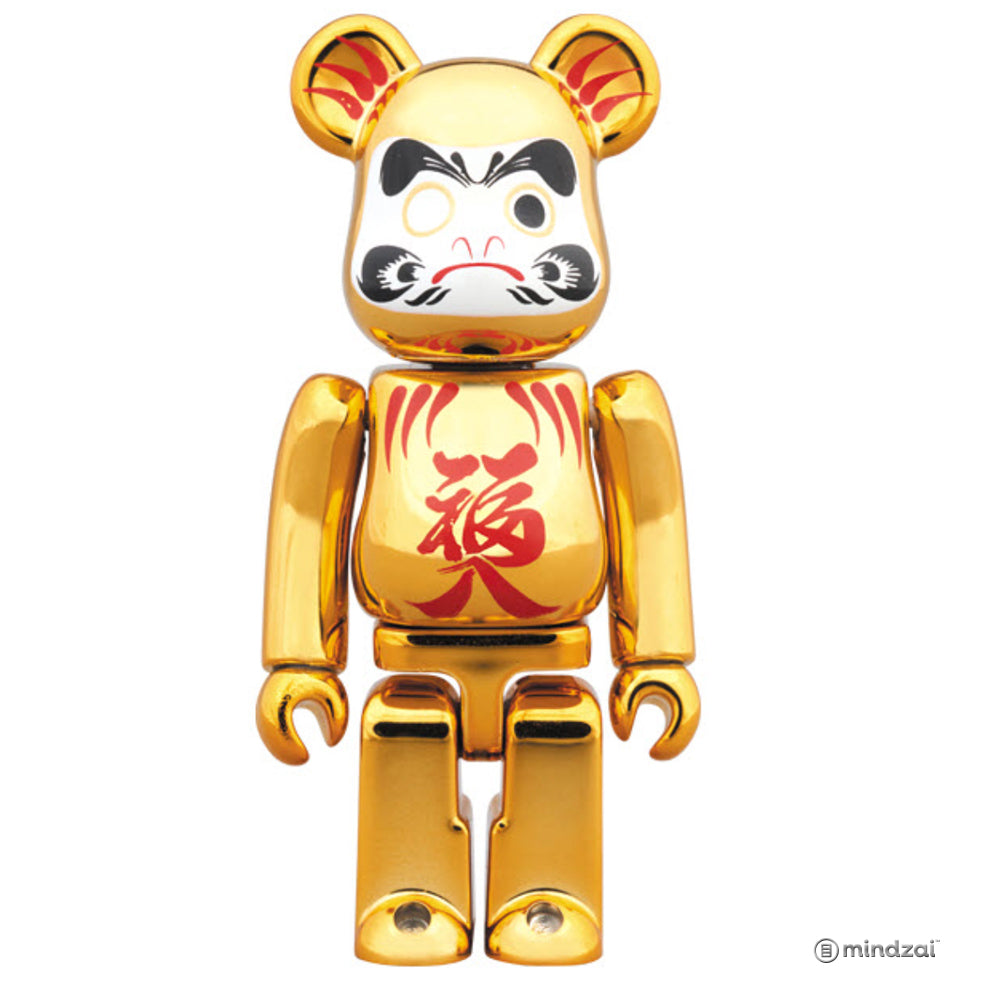 Daruma - Gold Metallic 100% Size Bearbrick (Tokyo Skytree Exclusive)