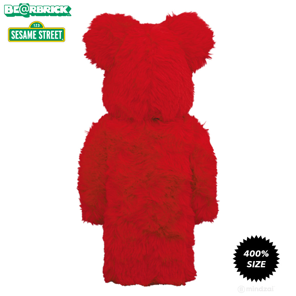 Elmo Furry Costume 400% Bearbrick by Medicom Toy x Sesame Street