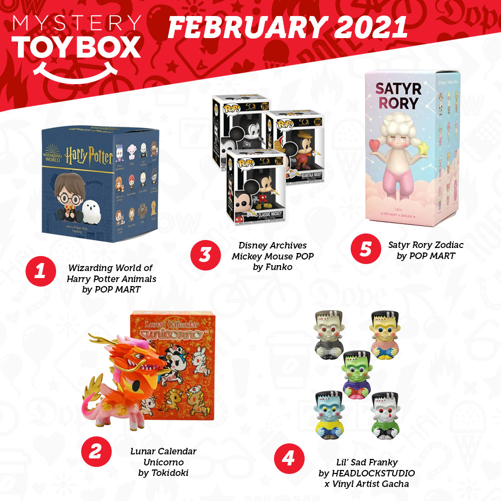 Mystery Toy Box Subscription Month to Month Plan Mindzai