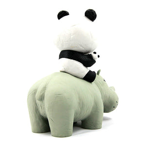 Hippo Panda Grey Edition by Cacooca - Mindzai
 - 2