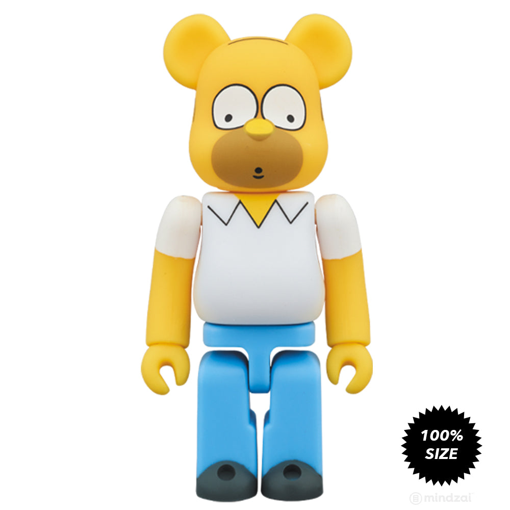 Homer Simpson 100% Bearbrick by The Simpsons x Medicom Toy