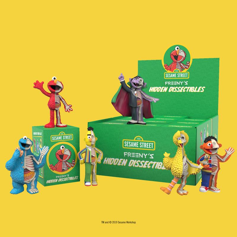 Hidden Dissectables Sesame Street Blind Box Series by Jason Freeny x Mighty Jaxx