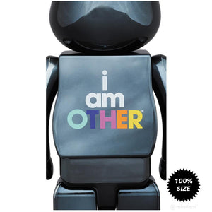 I Am Other BLACK 100% Bearbrick by Pharrell Williams x Medicom Toy