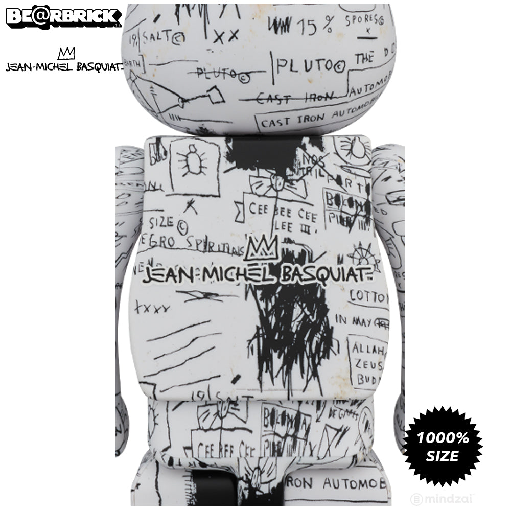 Jean-Michel Basquiat #3 100% + 400% Bearbrick Set by Medicom Toy