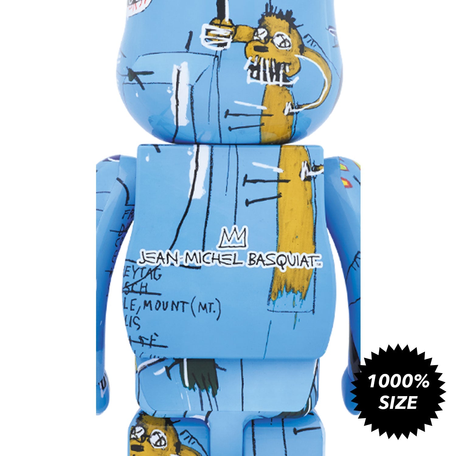 Jean-Michel Basquiat #4 1000% Bearbrick by Medicom Toy