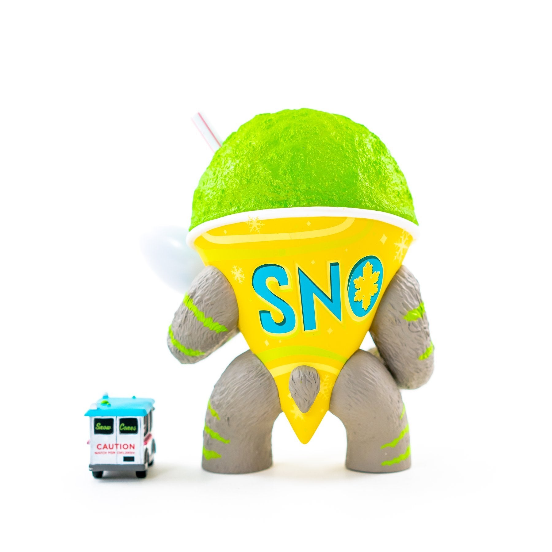 Abominable Snow Cone 2nd Serving - Lime Edition by Jason Limon x Martian Toys
