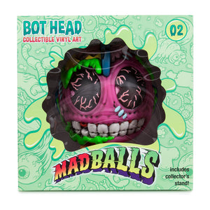 Mad Balls x Kidrobot Bot Head Medium Figure - Mindzai
 - 4