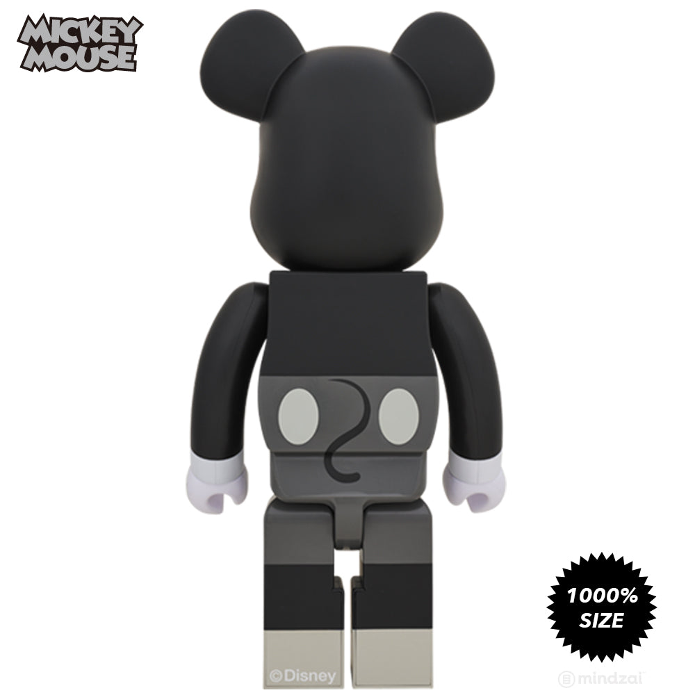 Disney Black & White Mickey Mouse 1000% Bearbrick by Medicom Toy