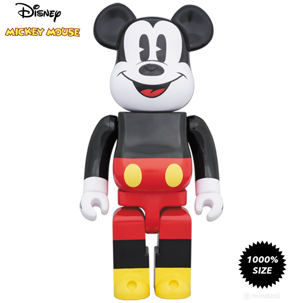 未開封品 BE@RBRICK MICKEY MOUSE 1000％ Disney Mickey Mouse 1000% Bearbrick by Medicom Toy - Mindzai