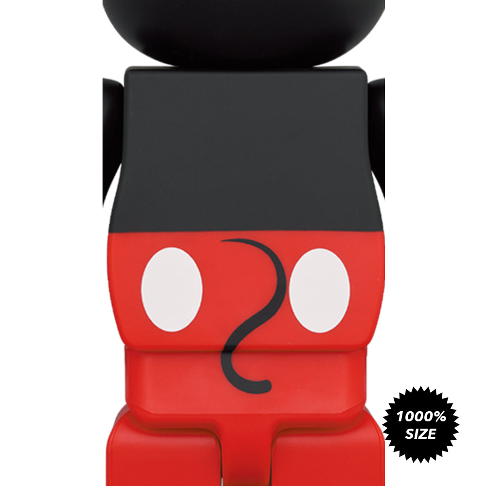 Mickey Mouse (Red and White Ver.) 1000% Bearbrick by Medicom Toy