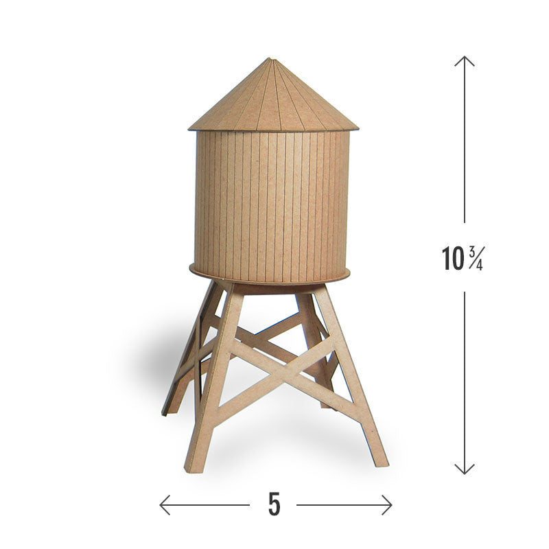 Boundless Brooklyn Model Water Tower Kit: The Mini - Mindzai
 - 1
