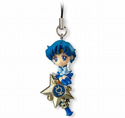 Sailor Mercury - Twinkle Dolly Sailor Moon Charm by Bandai (Kuji)