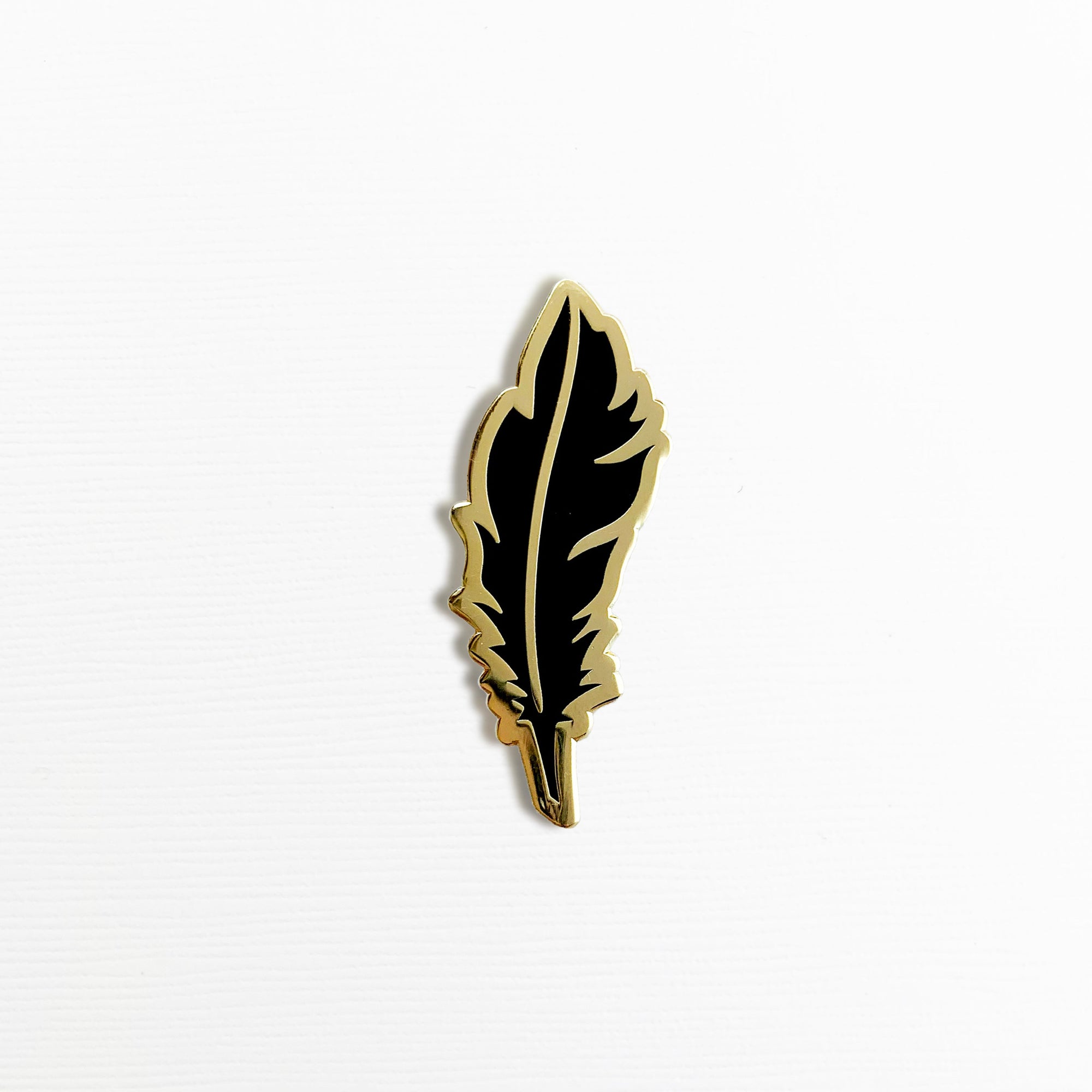 Dark Pegasus Feather Enamel Pin by Shumi Collective