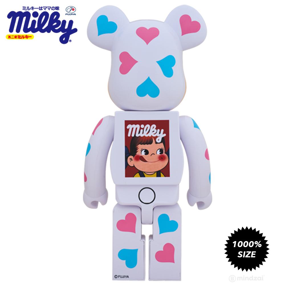 Milky Peko Chan Hearts Kigurimi 1000% Bearbrick by Medicom Toy