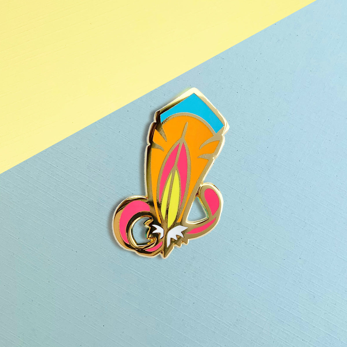 Mega Pidgeot Feather Enamel Pin by Shumi Collective