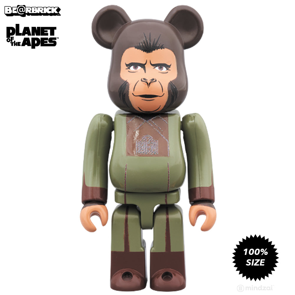 Planet Of The Apes Cornelius and Zira 100% Bearbrick 2-Pack